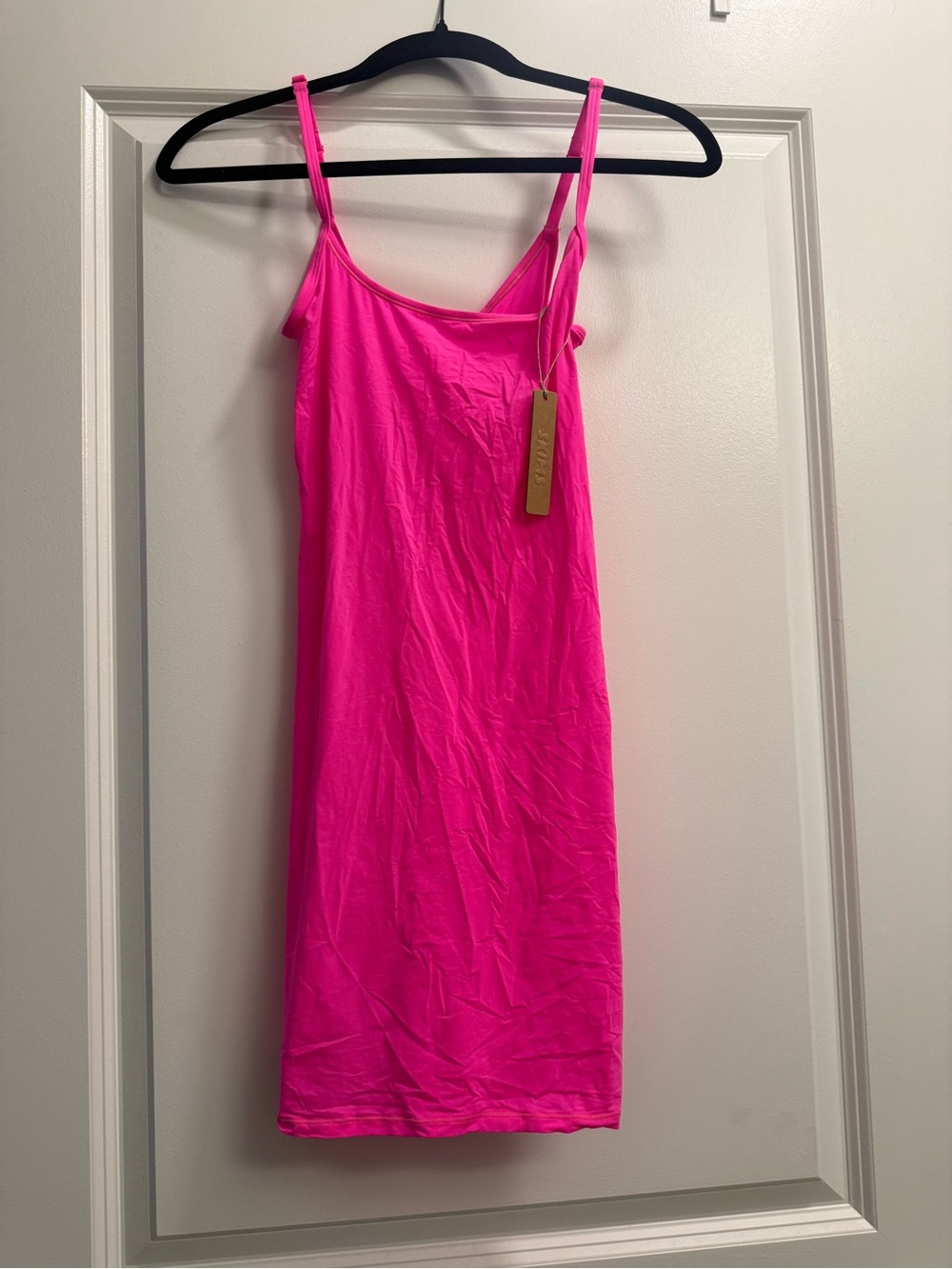 SKIMS Hot Pink Slip Chemise